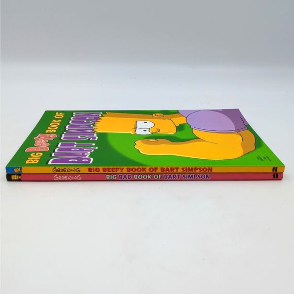 Simpsons Graphic Novel Lot Beefy and Bad Book of Bart Simpson Bongo Comics - Picture 3 of 3
